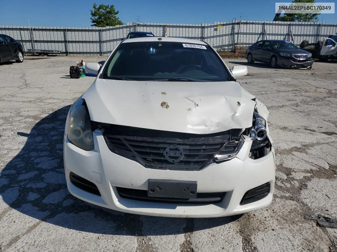 2011 Nissan Altima S VIN: 1N4AL2EP6BC170349 Lot: 61035154