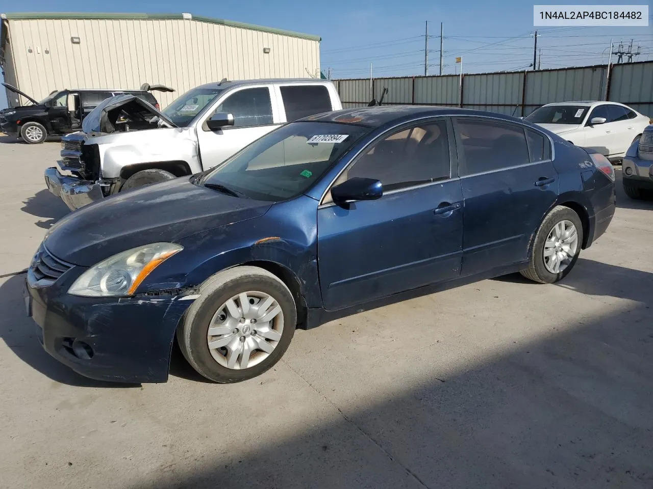 2011 Nissan Altima Base VIN: 1N4AL2AP4BC184482 Lot: 61702894