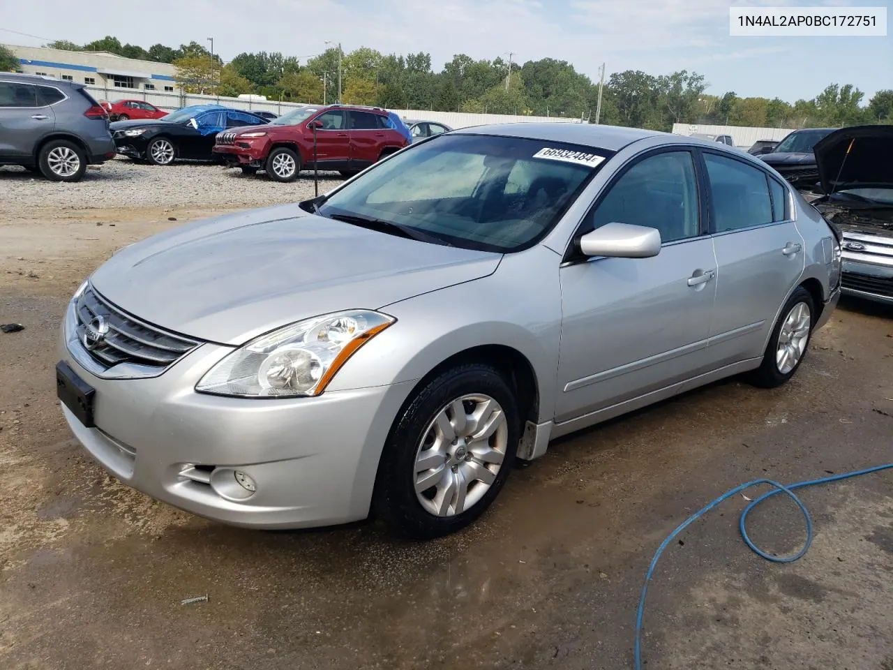 2011 Nissan Altima Base VIN: 1N4AL2AP0BC172751 Lot: 66932484