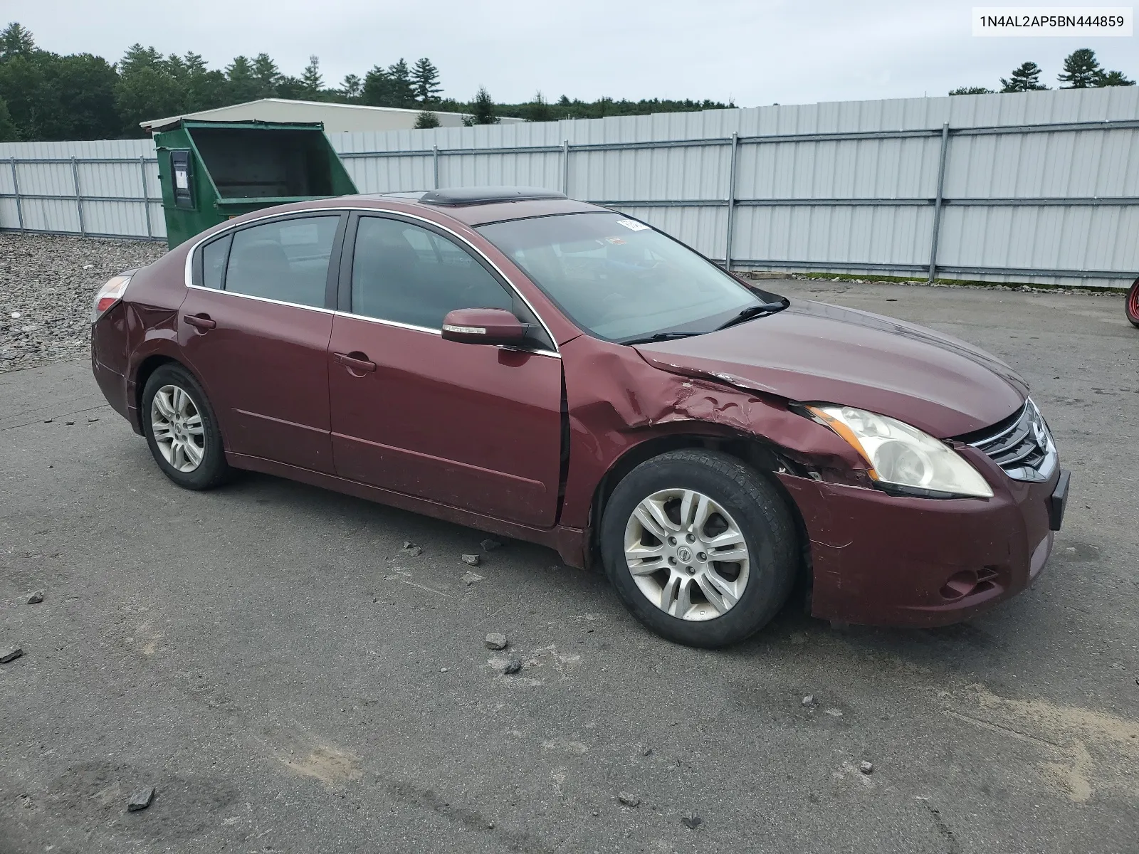 2011 Nissan Altima Base VIN: 1N4AL2AP5BN444859 Lot: 67842124