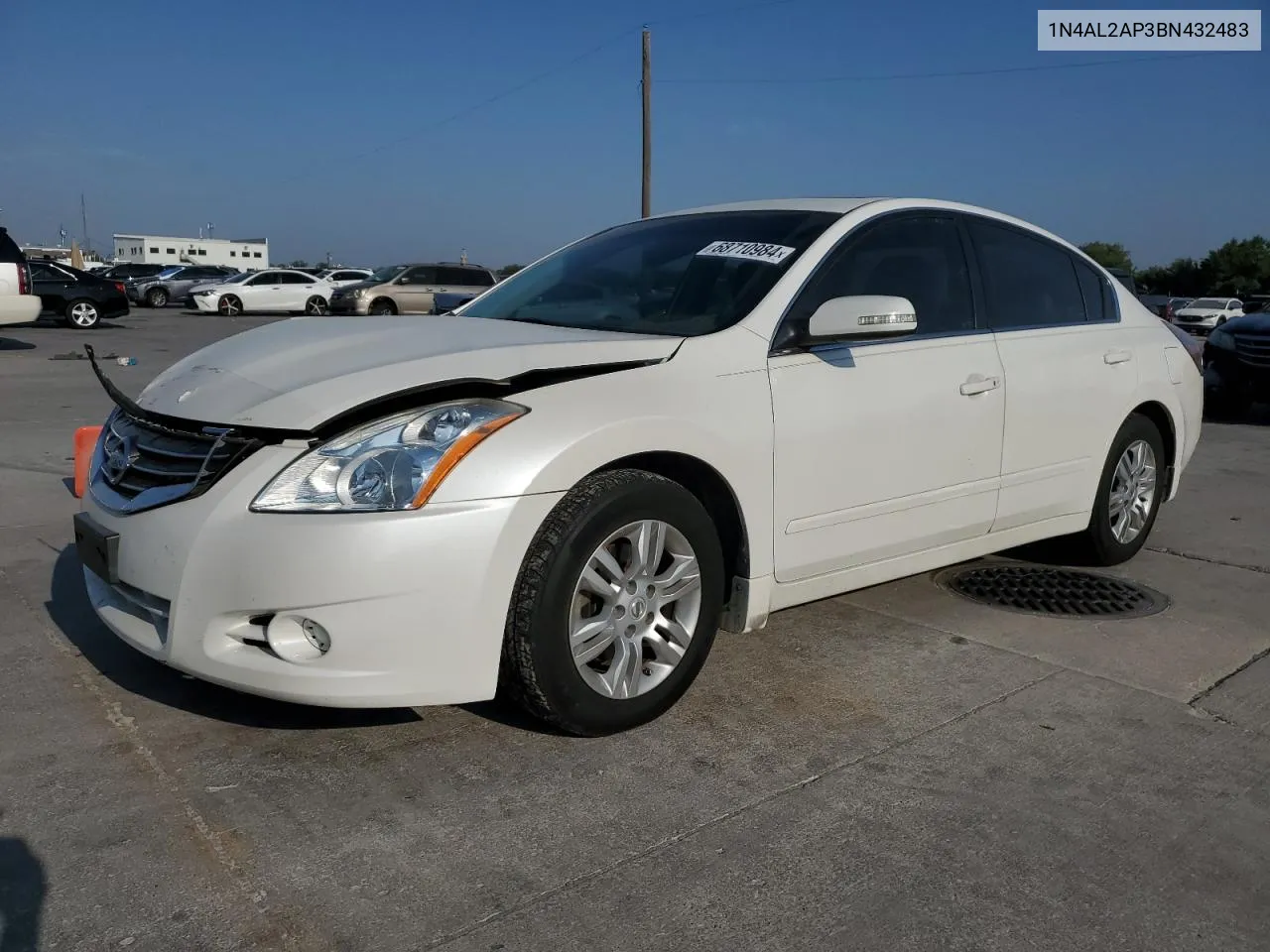 2011 Nissan Altima Base VIN: 1N4AL2AP3BN432483 Lot: 68710984