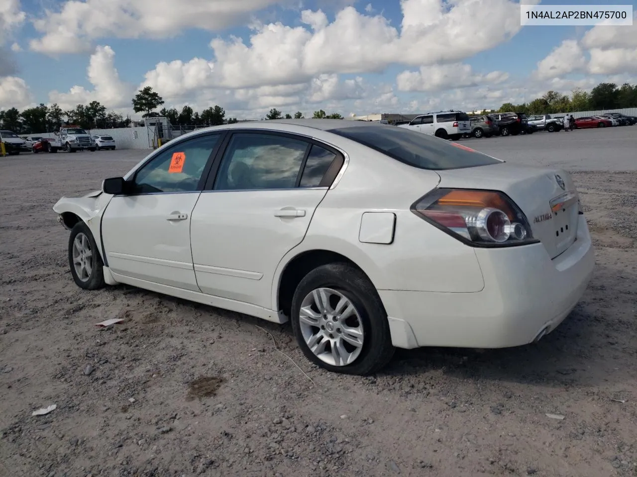 2011 Nissan Altima Base VIN: 1N4AL2AP2BN475700 Lot: 68747774