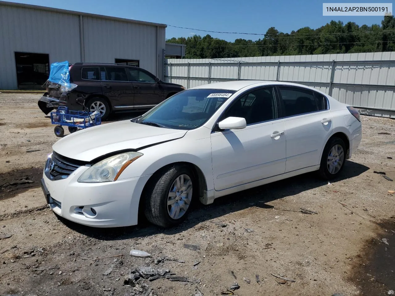 2011 Nissan Altima Base VIN: 1N4AL2AP2BN500191 Lot: 68896484