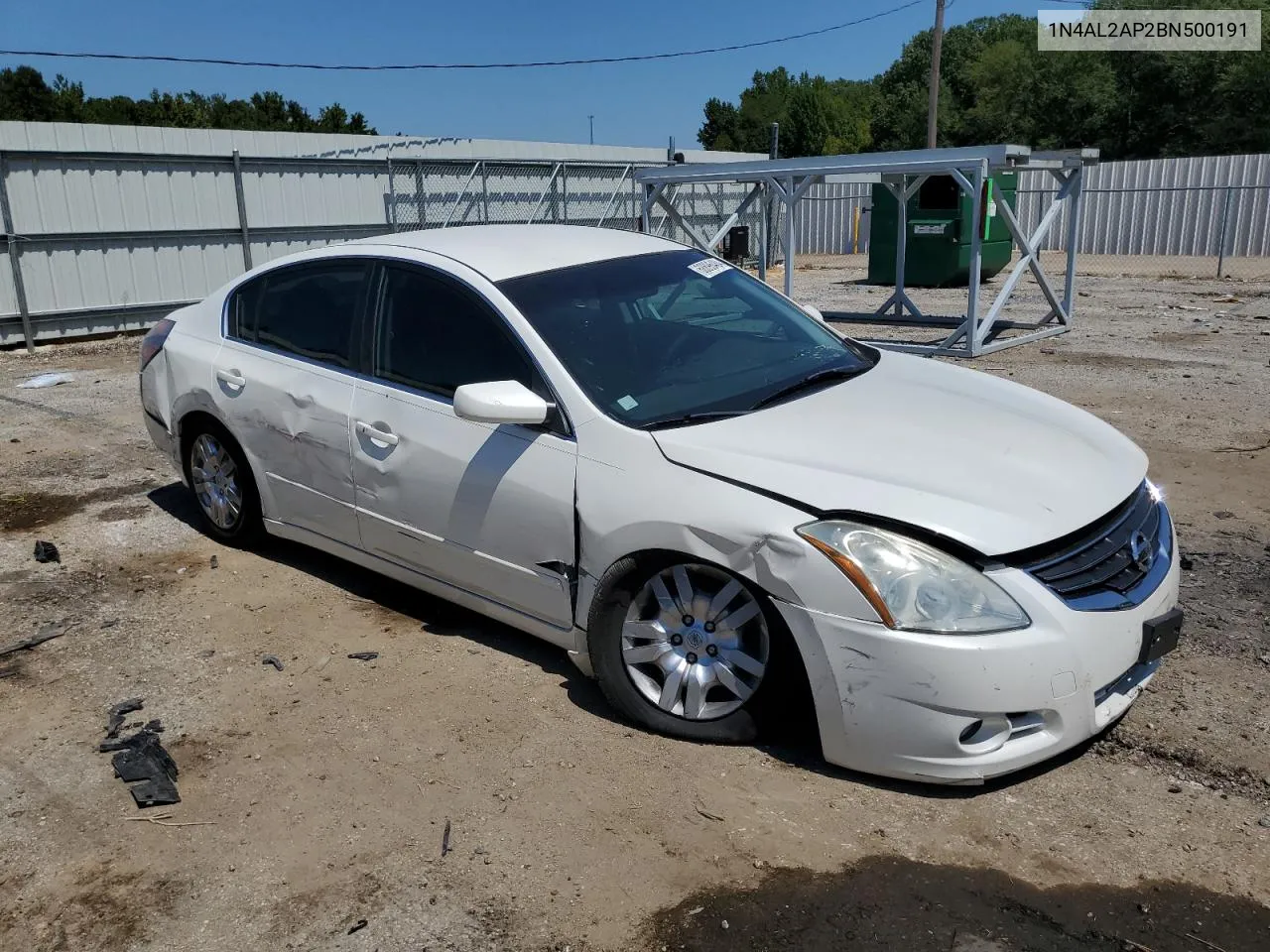 2011 Nissan Altima Base VIN: 1N4AL2AP2BN500191 Lot: 68896484