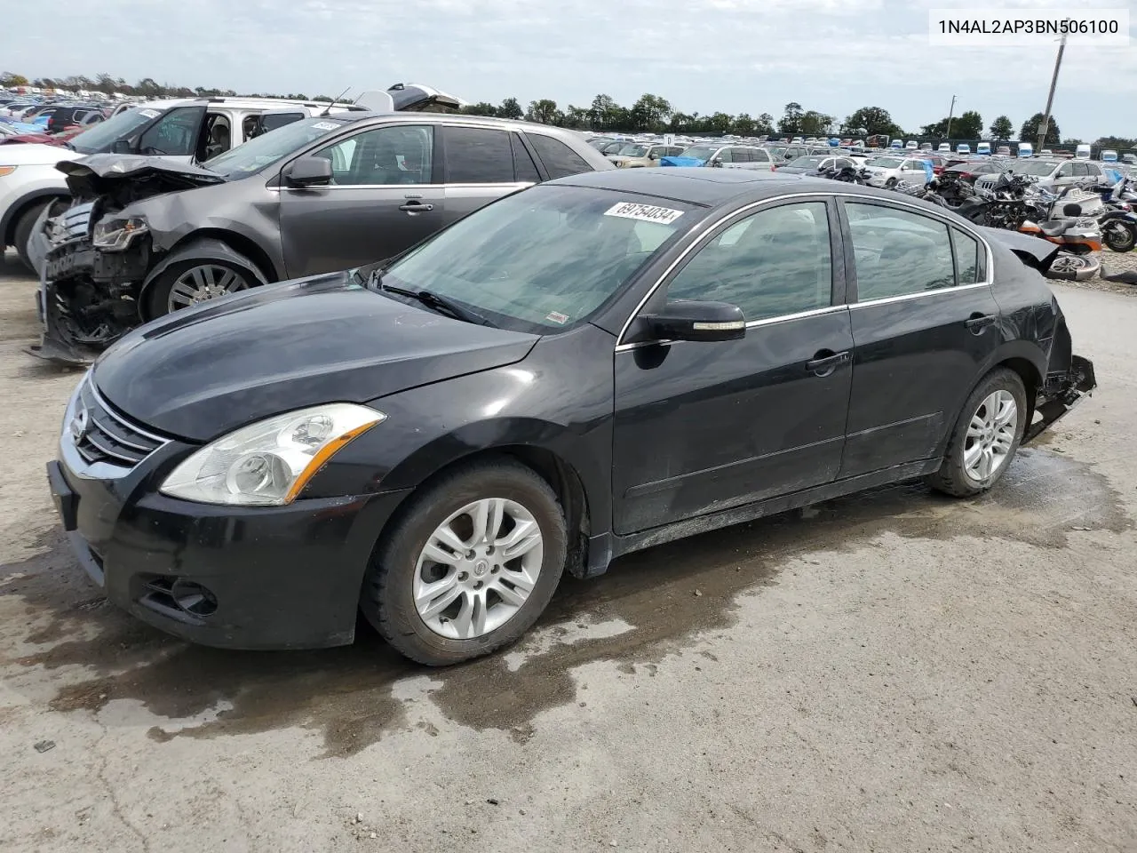 2011 Nissan Altima Base VIN: 1N4AL2AP3BN506100 Lot: 69754034