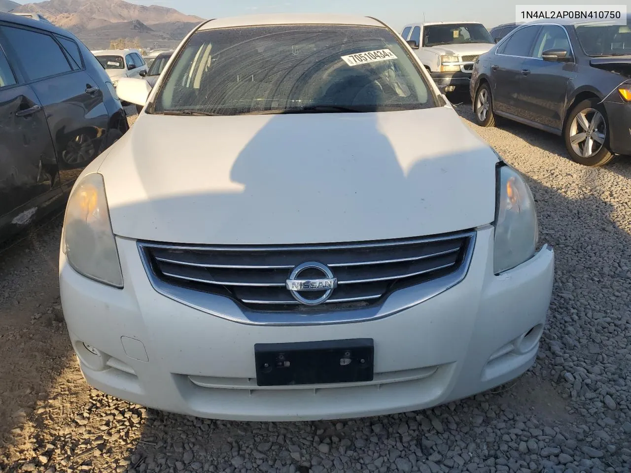 2011 Nissan Altima Base VIN: 1N4AL2AP0BN410750 Lot: 70510434