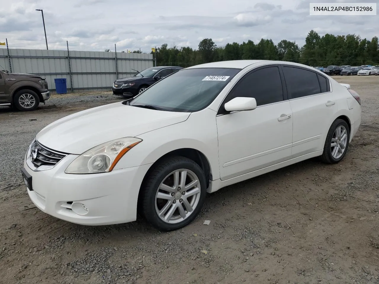 2011 Nissan Altima Base VIN: 1N4AL2AP4BC152986 Lot: 71457274