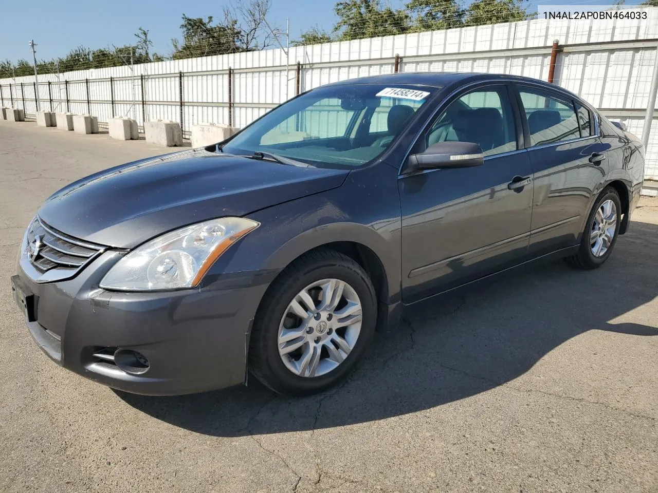 2011 Nissan Altima Base VIN: 1N4AL2AP0BN464033 Lot: 71458214