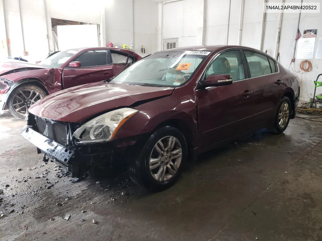 2011 Nissan Altima Base VIN: 1N4AL2AP4BN420522 Lot: 71547924