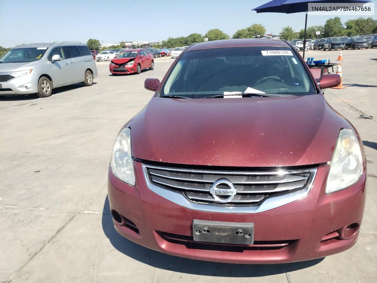 2011 Nissan Altima Base VIN: 1N4AL2AP7BN467656 Lot: 71948144