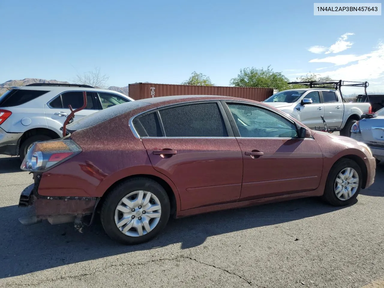 2011 Nissan Altima Base VIN: 1N4AL2AP3BN457643 Lot: 72074914