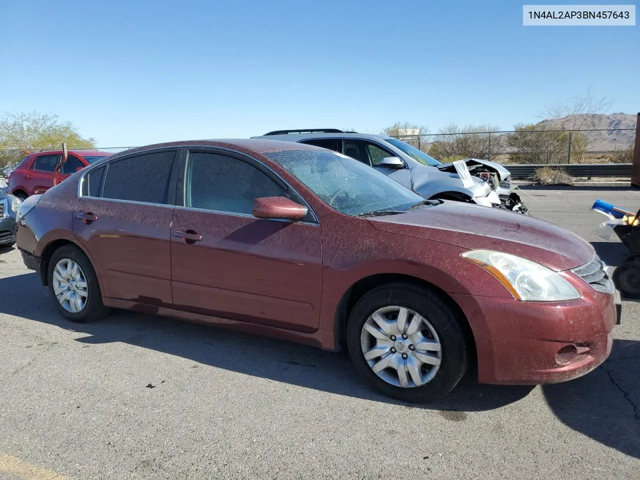 2011 Nissan Altima Base VIN: 1N4AL2AP3BN457643 Lot: 72074914