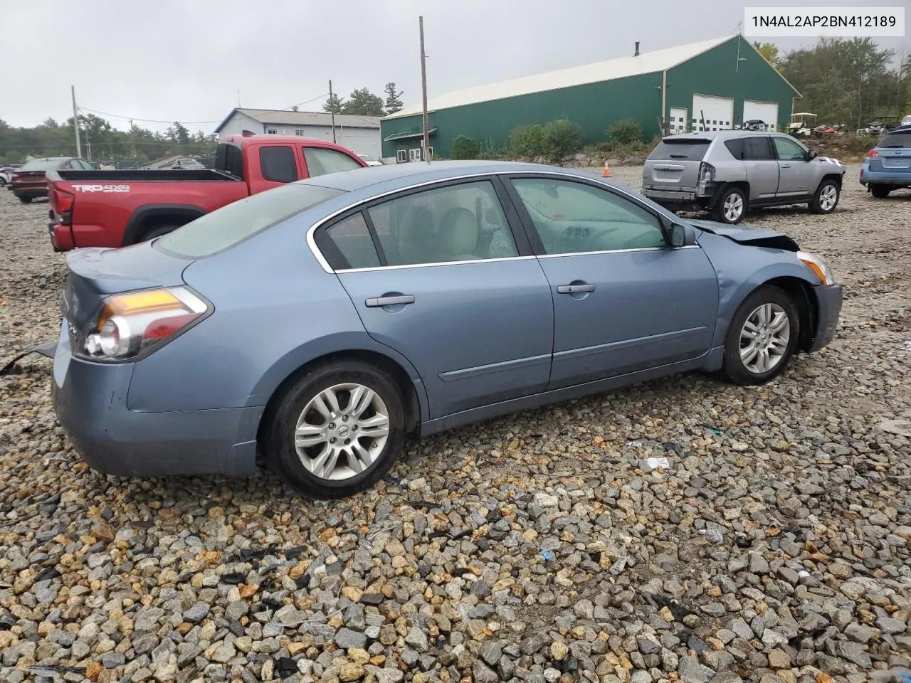 2011 Nissan Altima Base VIN: 1N4AL2AP2BN412189 Lot: 72274354