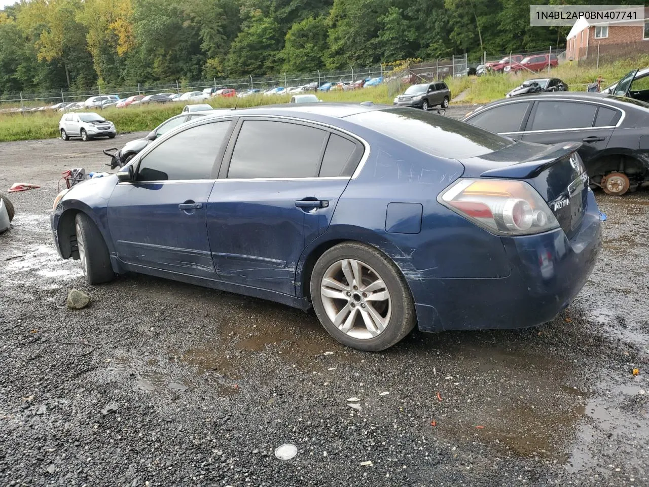 2011 Nissan Altima Sr VIN: 1N4BL2AP0BN407741 Lot: 72359854