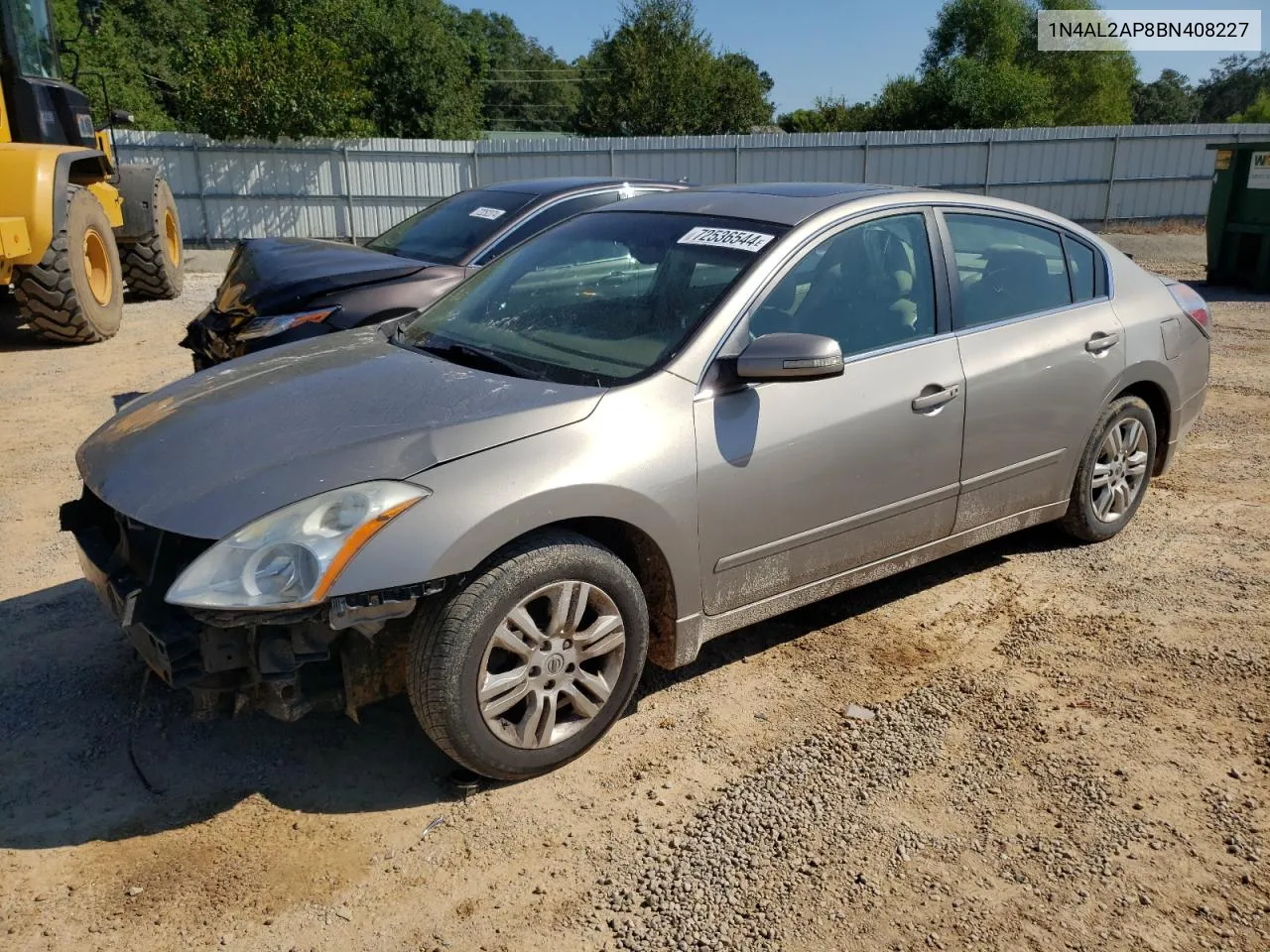 2011 Nissan Altima Base VIN: 1N4AL2AP8BN408227 Lot: 72536544