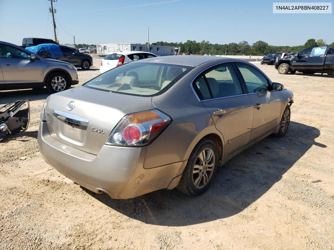 2011 Nissan Altima Base VIN: 1N4AL2AP8BN408227 Lot: 72536544