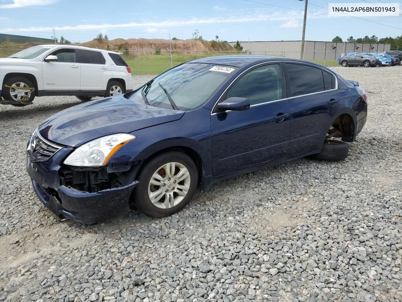 2011 Nissan Altima Base VIN: 1N4AL2AP6BN501943 Lot: 72934764