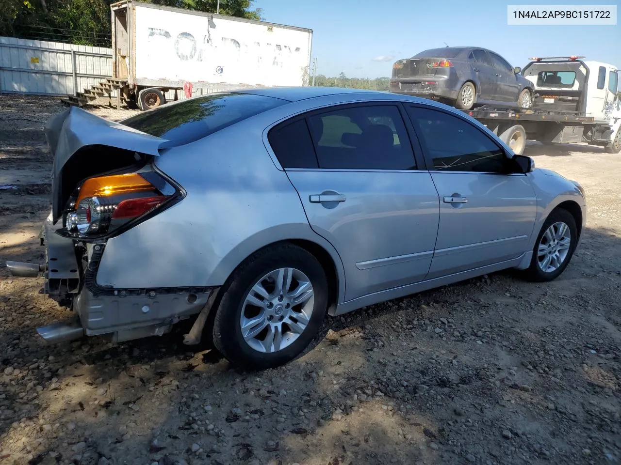 2011 Nissan Altima Base VIN: 1N4AL2AP9BC151722 Lot: 73123794