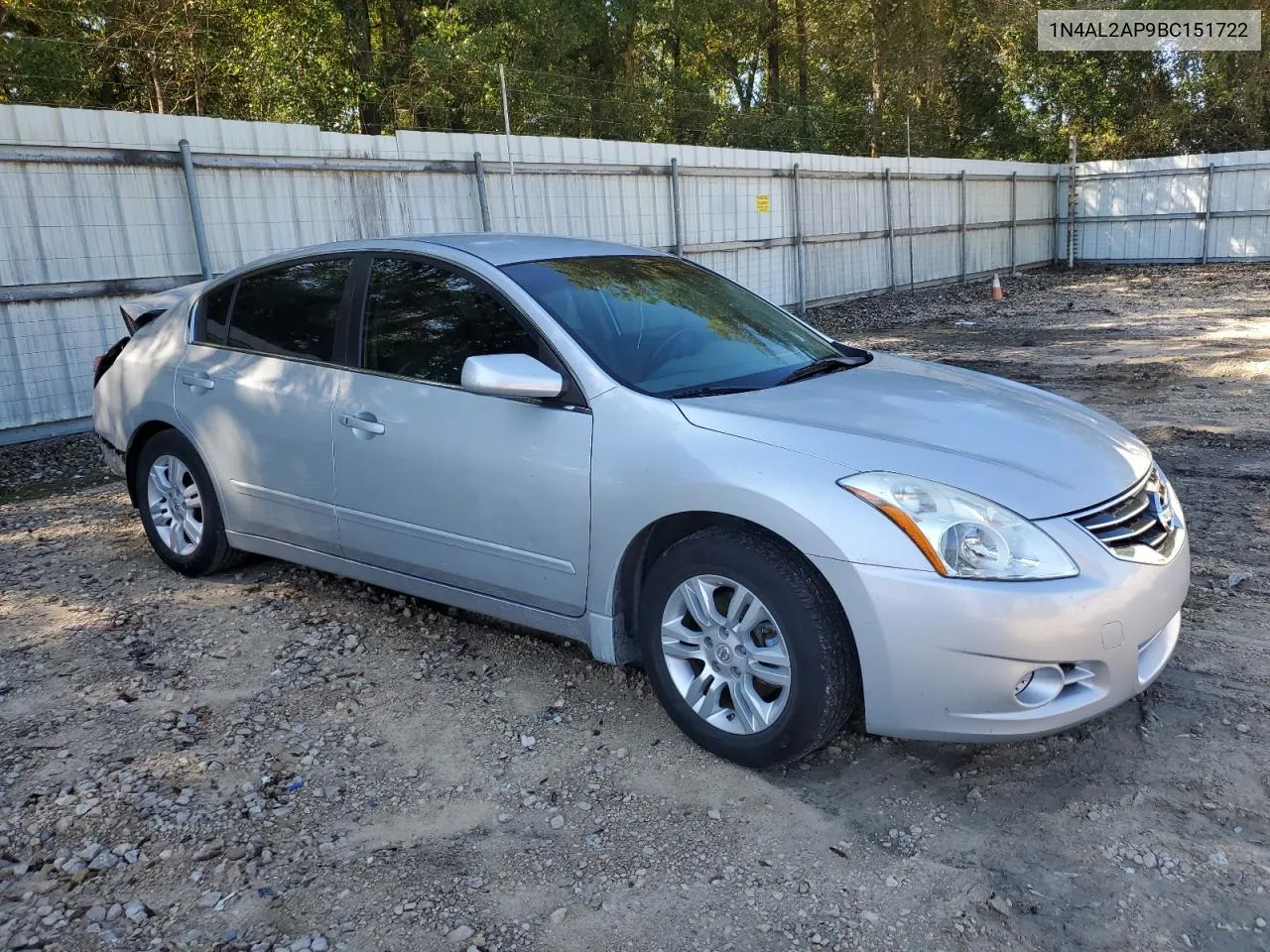 2011 Nissan Altima Base VIN: 1N4AL2AP9BC151722 Lot: 73123794