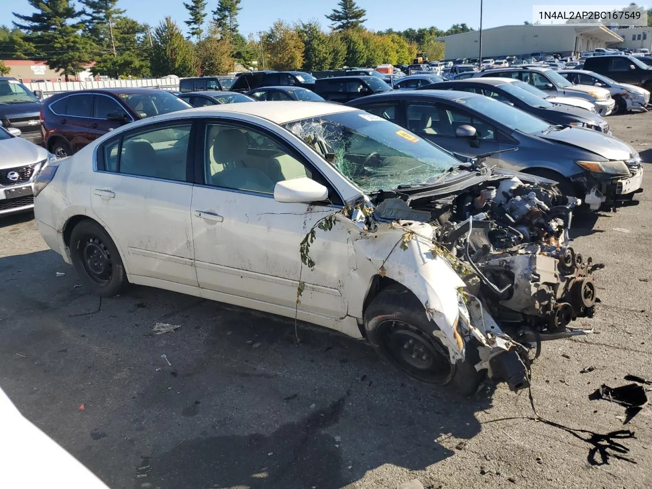 2011 Nissan Altima Base VIN: 1N4AL2AP2BC167549 Lot: 73406484