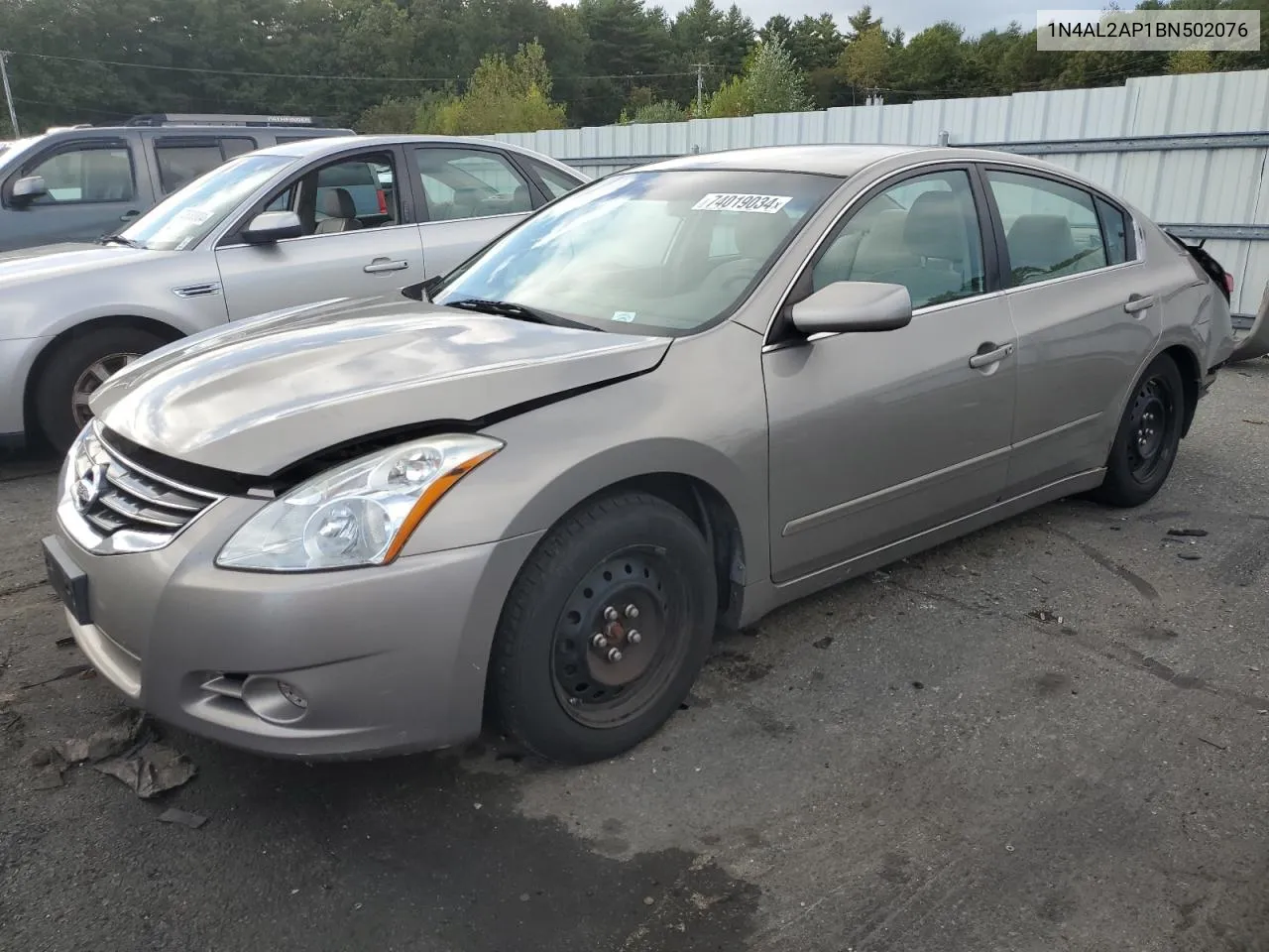 2011 Nissan Altima Base VIN: 1N4AL2AP1BN502076 Lot: 74019034