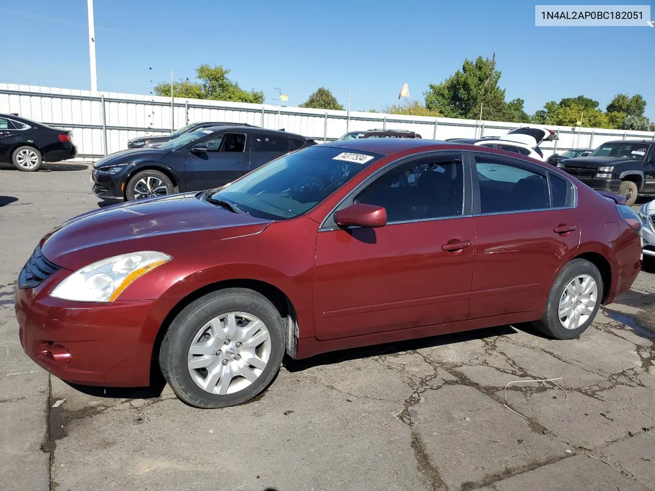 2011 Nissan Altima Base VIN: 1N4AL2AP0BC182051 Lot: 74377534