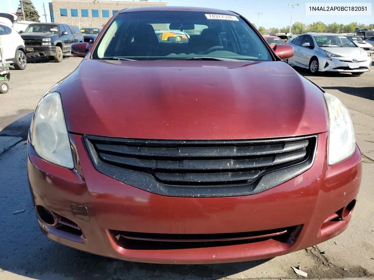 2011 Nissan Altima Base VIN: 1N4AL2AP0BC182051 Lot: 74377534