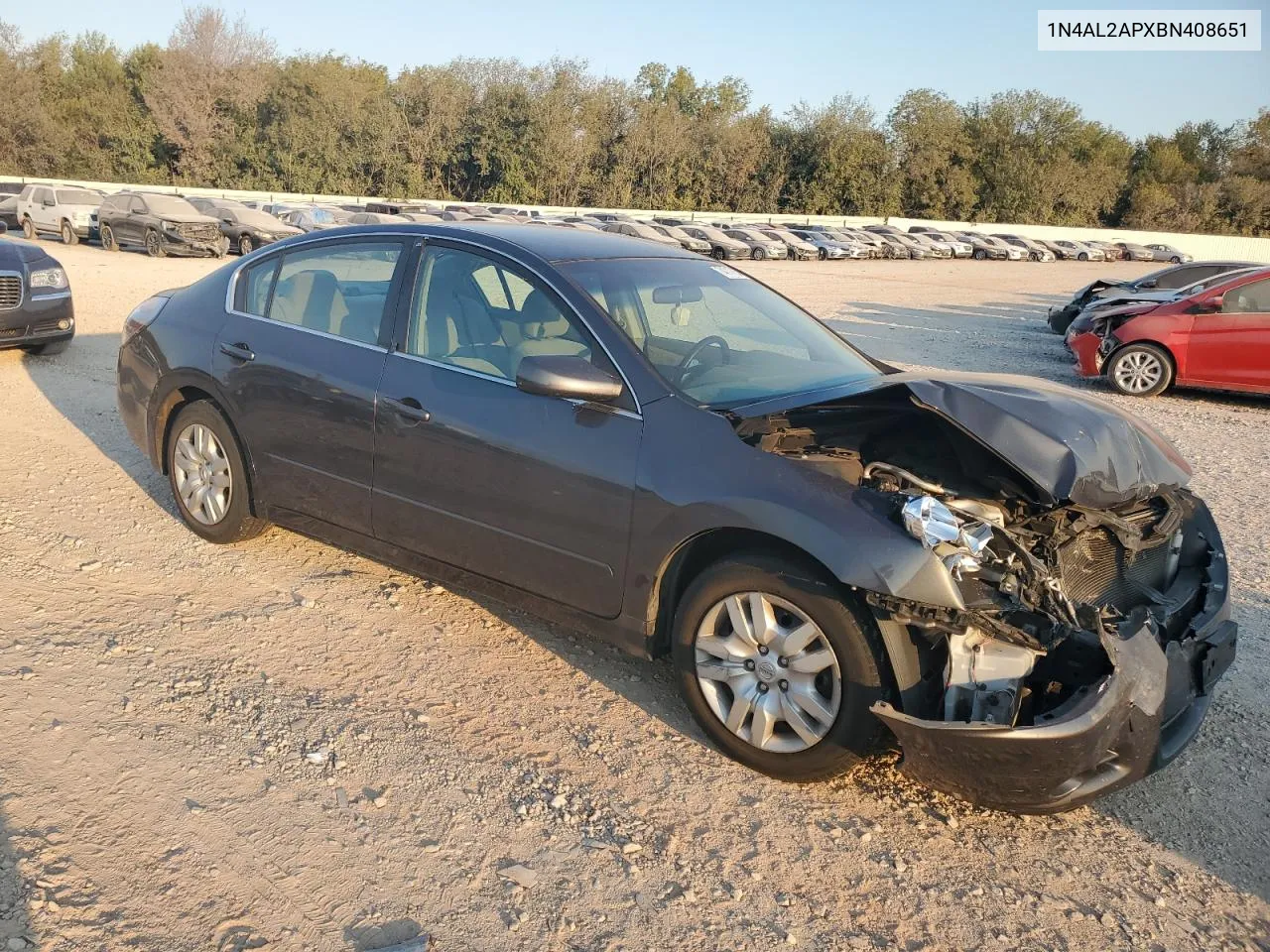 2011 Nissan Altima Base VIN: 1N4AL2APXBN408651 Lot: 74717854