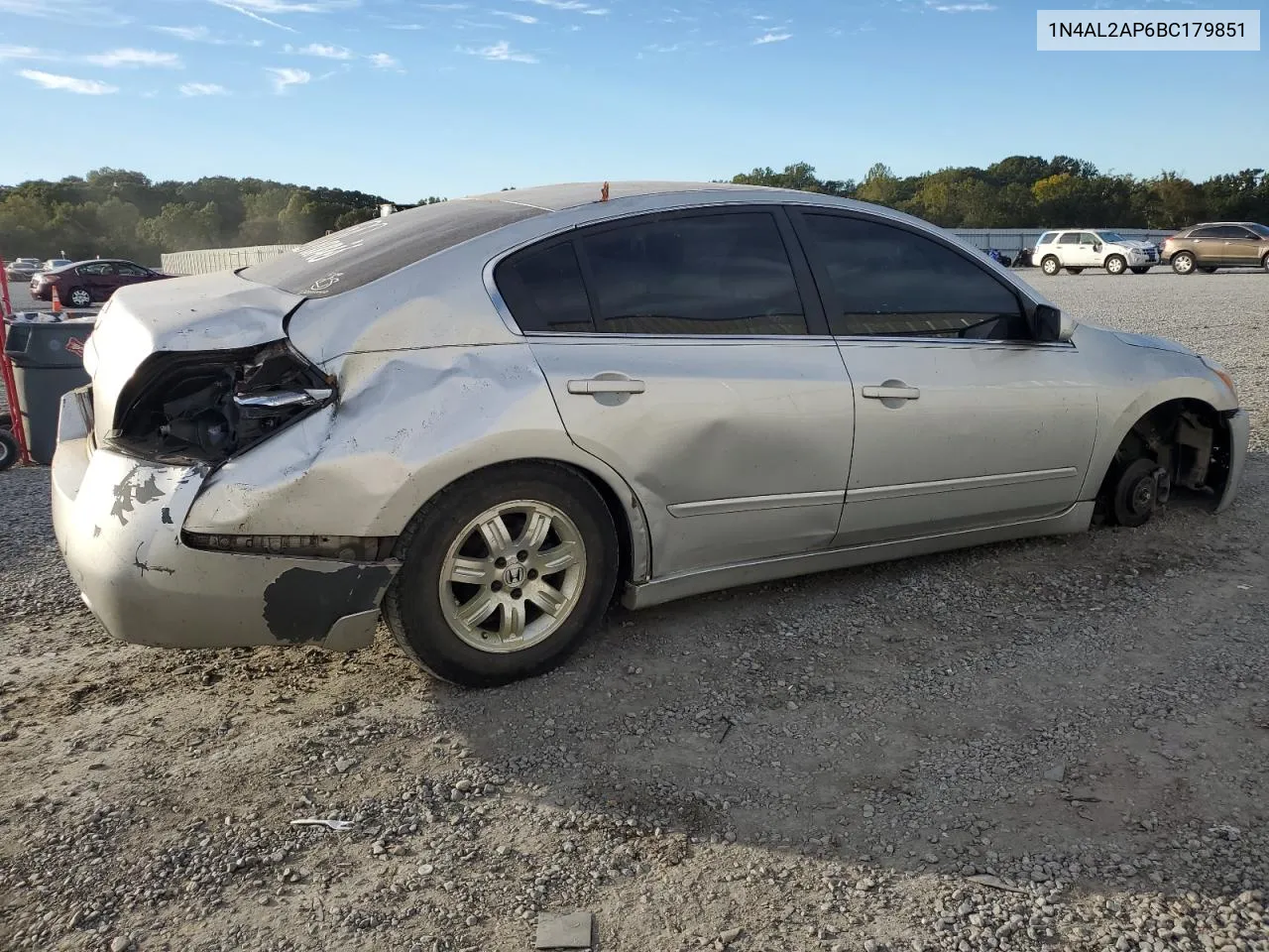 2011 Nissan Altima Base VIN: 1N4AL2AP6BC179851 Lot: 75168384