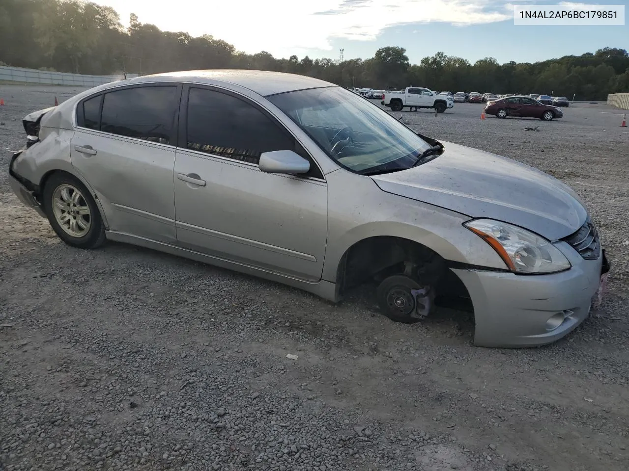 2011 Nissan Altima Base VIN: 1N4AL2AP6BC179851 Lot: 75168384