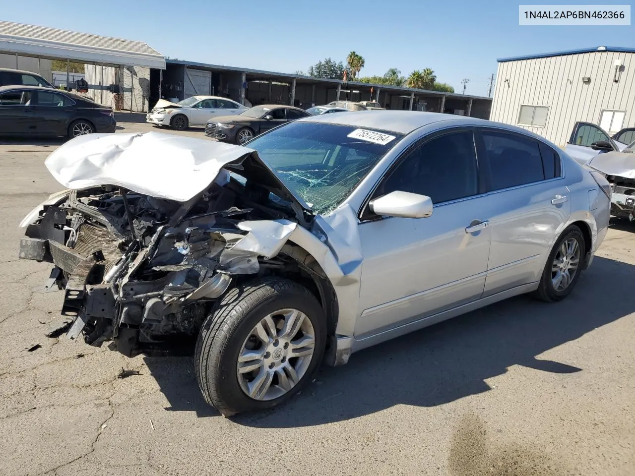 2011 Nissan Altima Base VIN: 1N4AL2AP6BN462366 Lot: 75572264