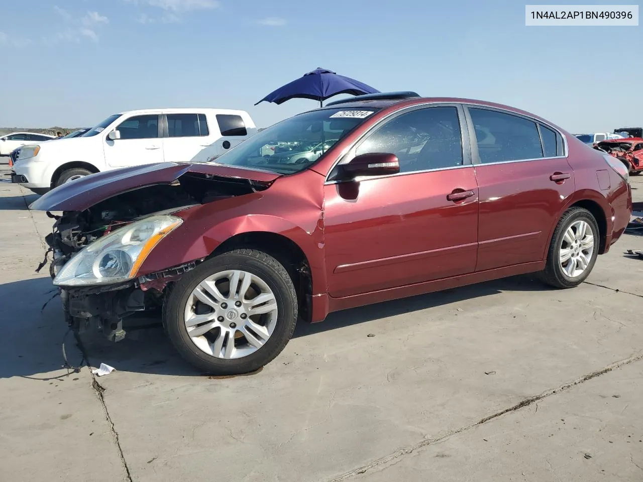 2011 Nissan Altima Base VIN: 1N4AL2AP1BN490396 Lot: 75729314