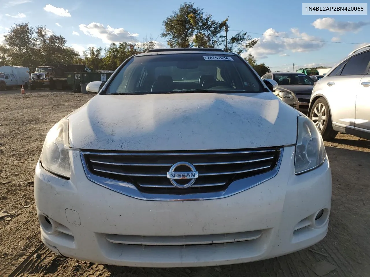 2011 Nissan Altima Sr VIN: 1N4BL2AP2BN420068 Lot: 75791034