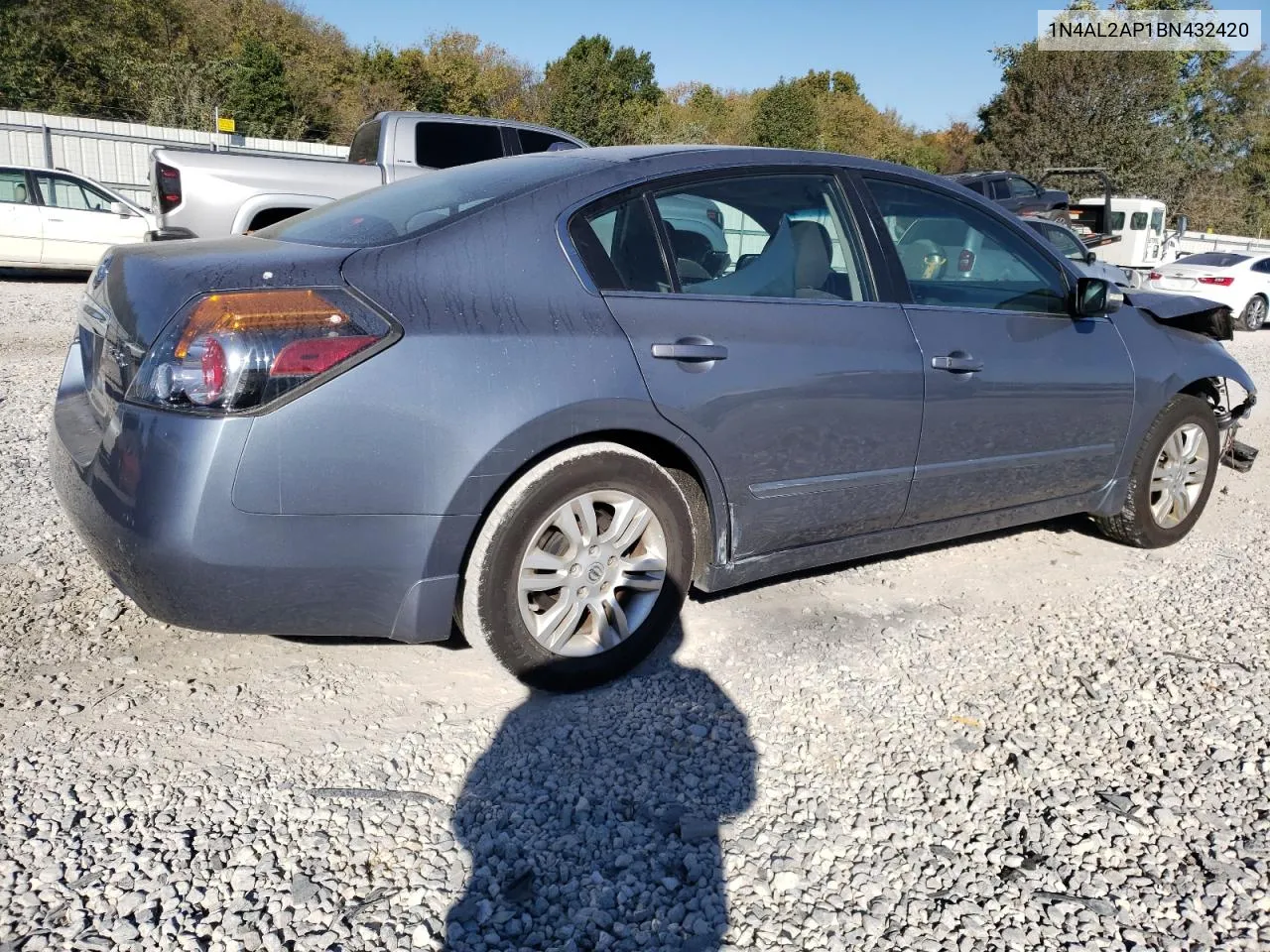 2011 Nissan Altima Base VIN: 1N4AL2AP1BN432420 Lot: 76256414