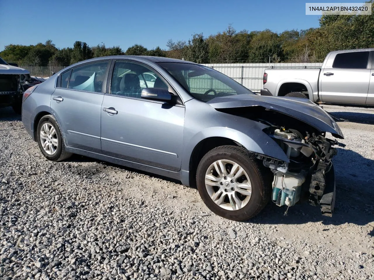 2011 Nissan Altima Base VIN: 1N4AL2AP1BN432420 Lot: 76256414