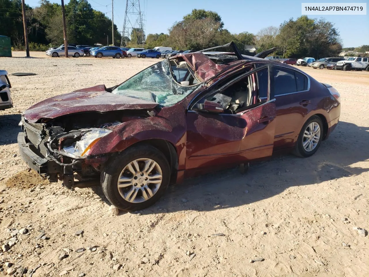 2011 Nissan Altima Base VIN: 1N4AL2AP7BN474719 Lot: 76280154