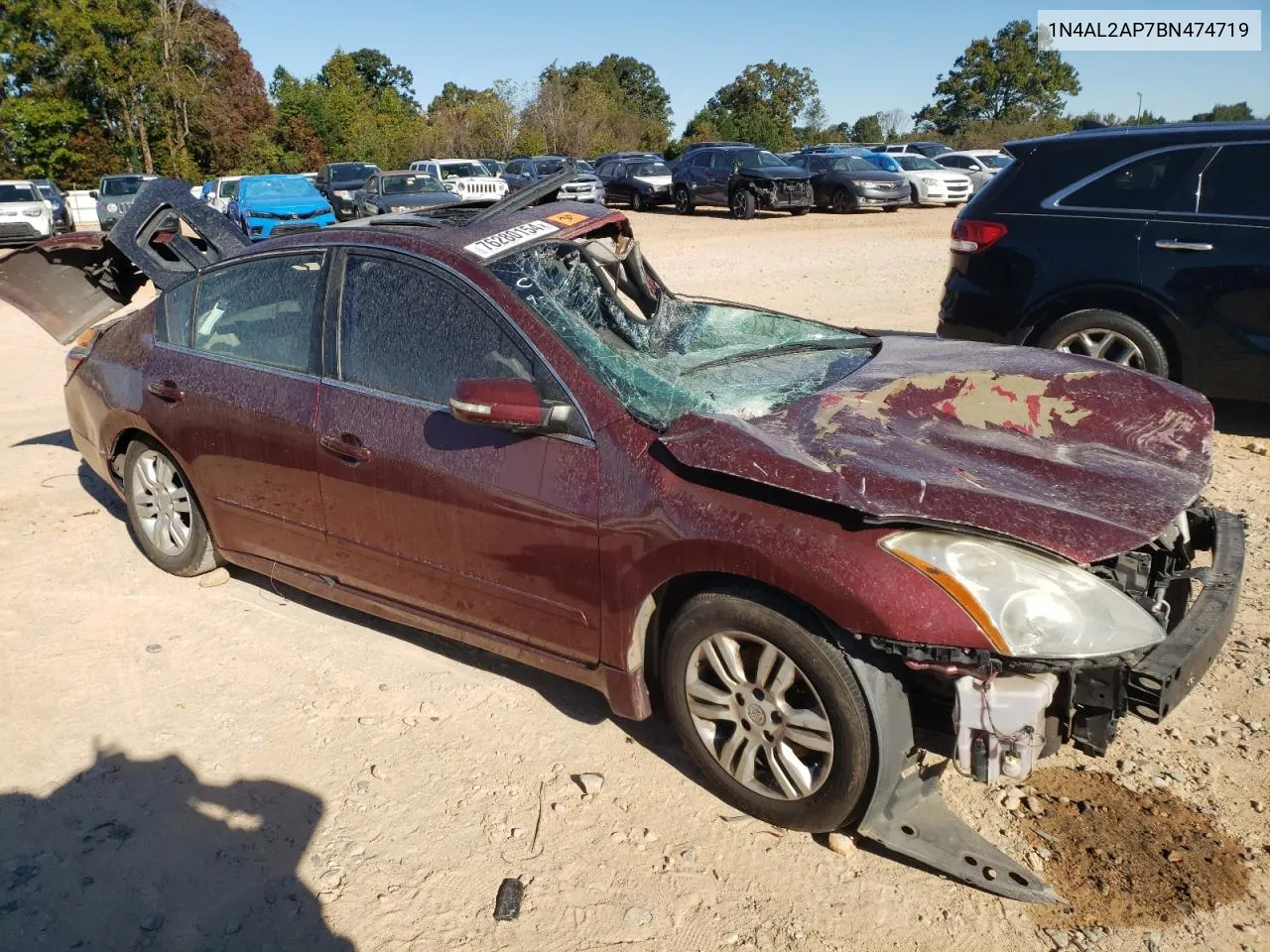 2011 Nissan Altima Base VIN: 1N4AL2AP7BN474719 Lot: 76280154