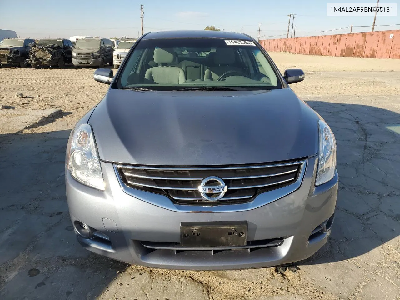 2011 Nissan Altima Base VIN: 1N4AL2AP9BN465181 Lot: 76423394