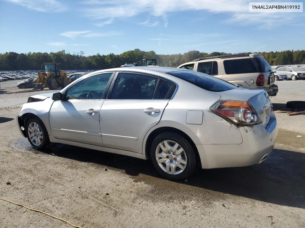 2011 Nissan Altima Base VIN: 1N4AL2AP4BN419192 Lot: 76472554