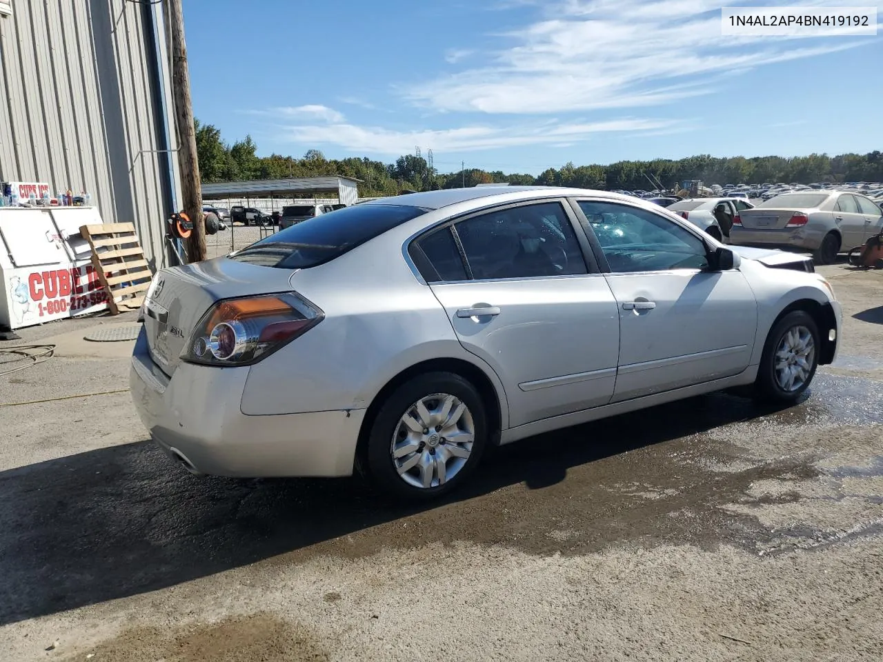 2011 Nissan Altima Base VIN: 1N4AL2AP4BN419192 Lot: 76472554