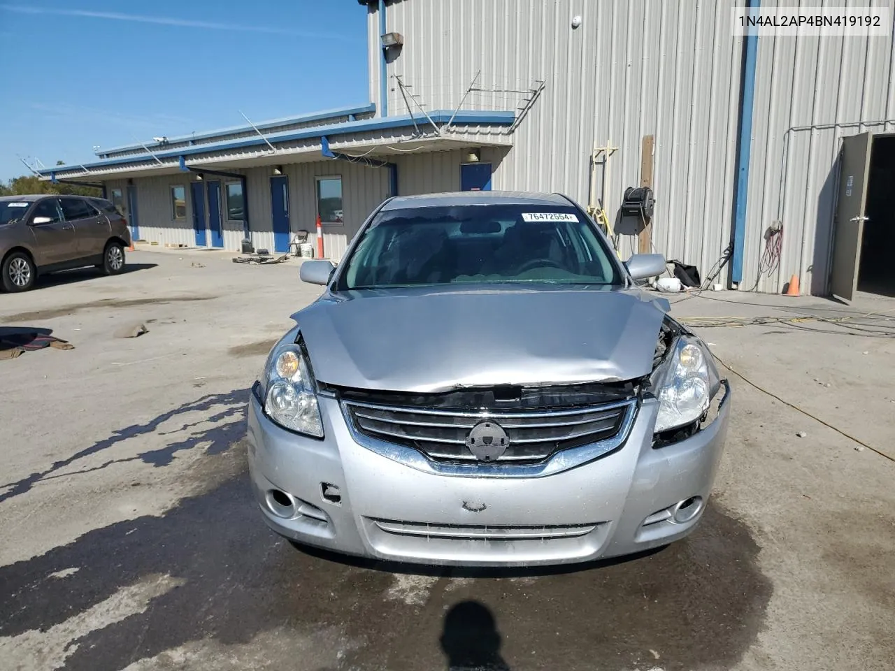 2011 Nissan Altima Base VIN: 1N4AL2AP4BN419192 Lot: 76472554