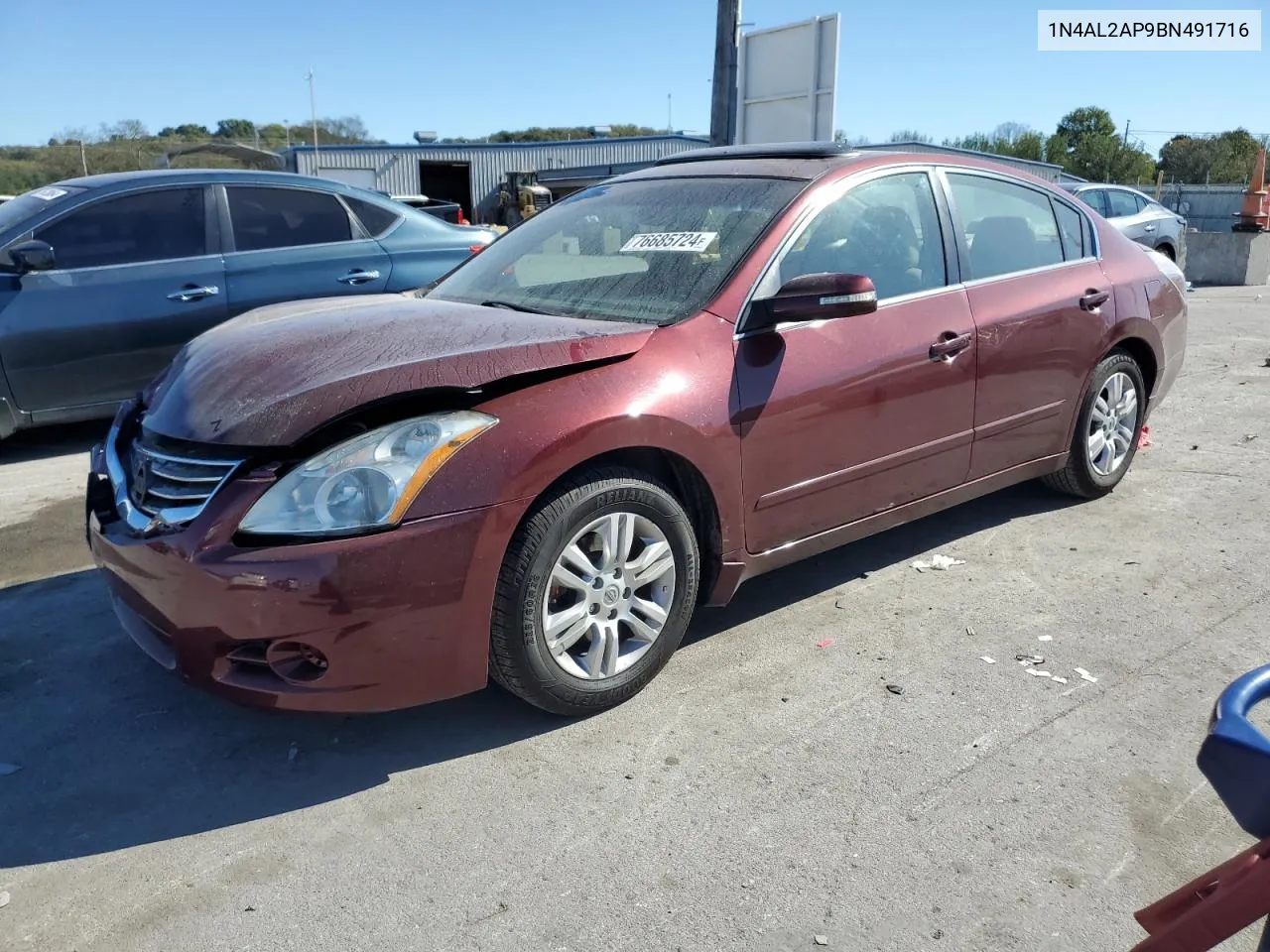 2011 Nissan Altima Base VIN: 1N4AL2AP9BN491716 Lot: 76685724