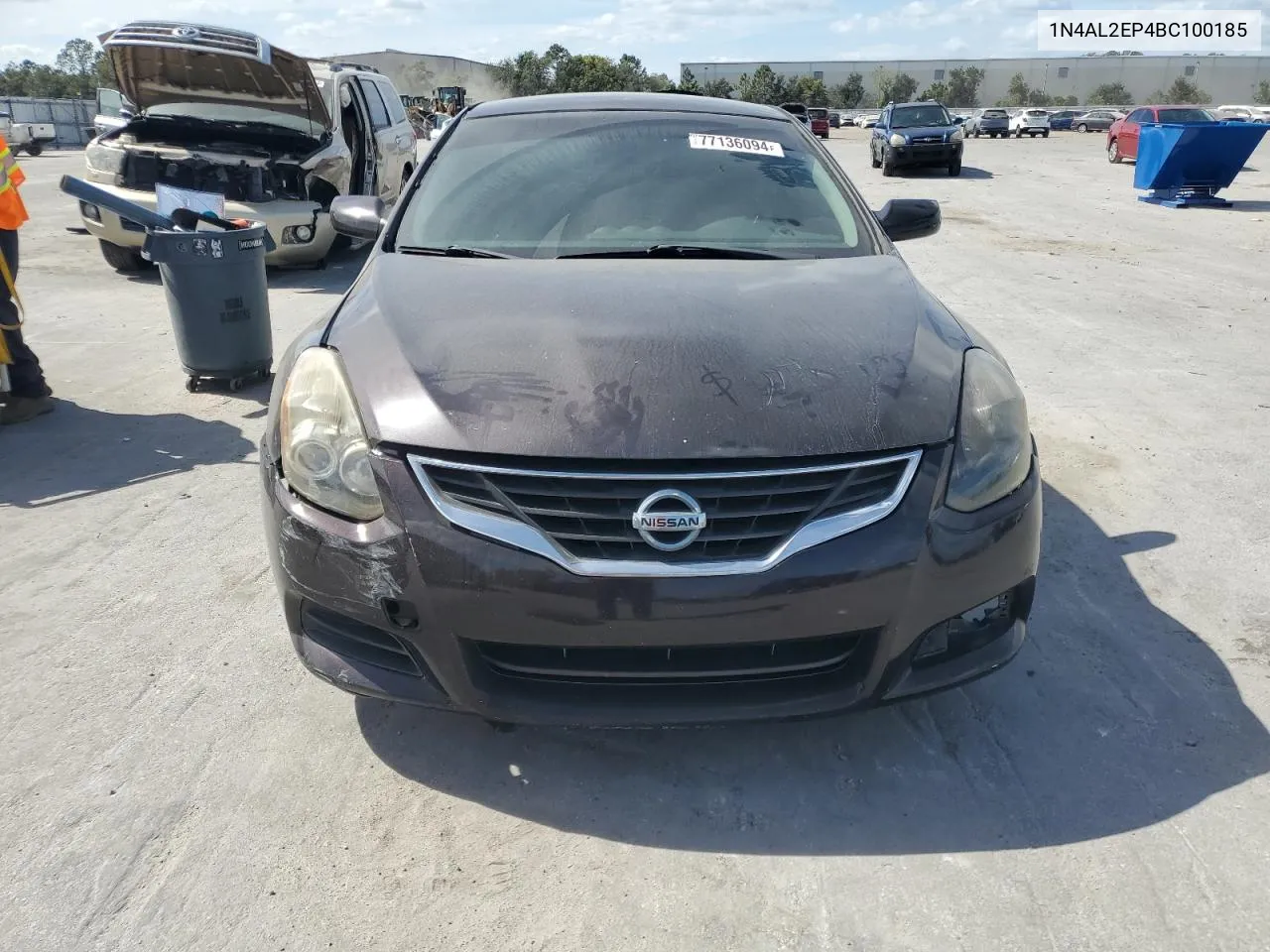 2011 Nissan Altima S VIN: 1N4AL2EP4BC100185 Lot: 77136094