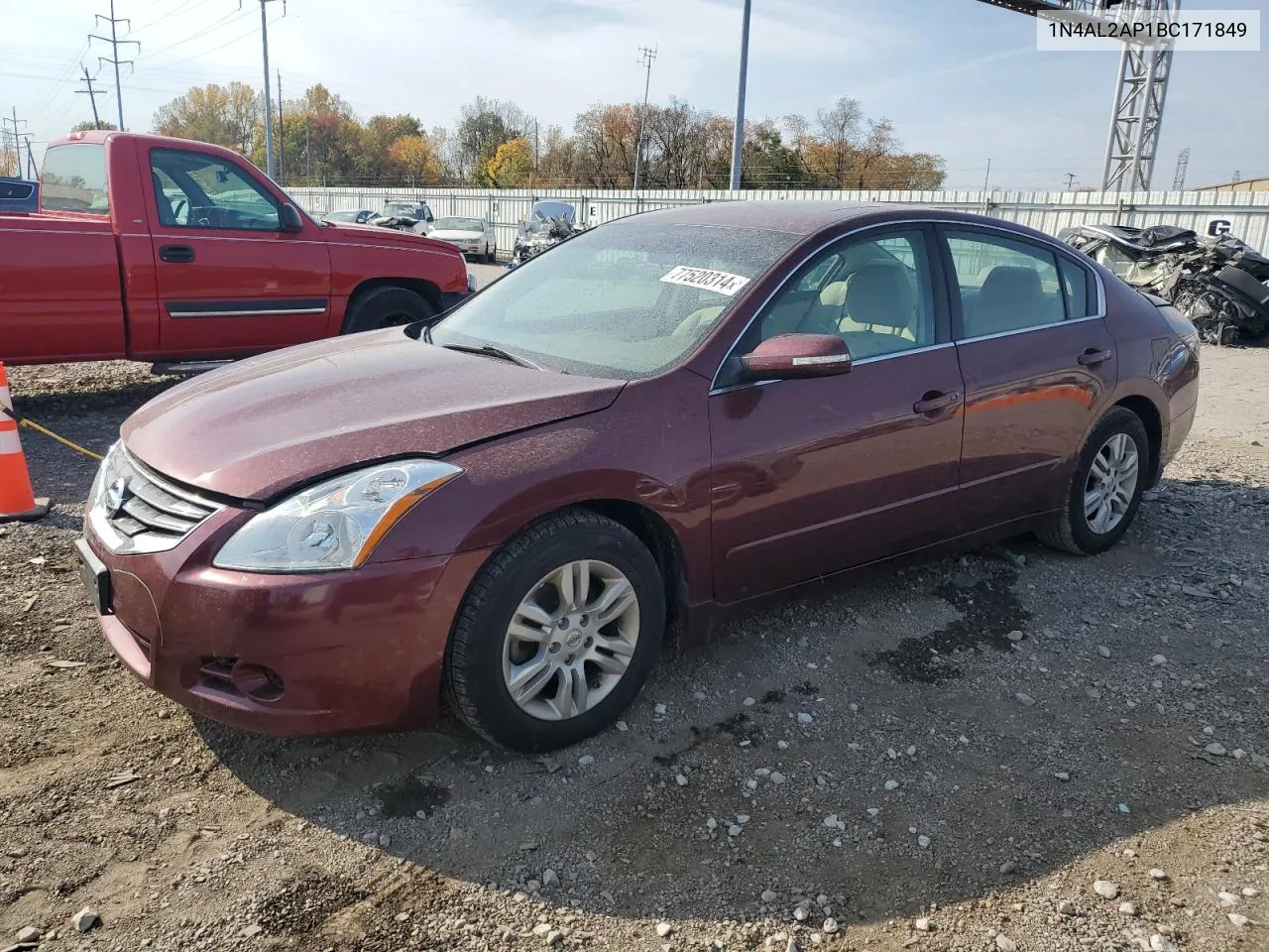 2011 Nissan Altima Base VIN: 1N4AL2AP1BC171849 Lot: 77520314