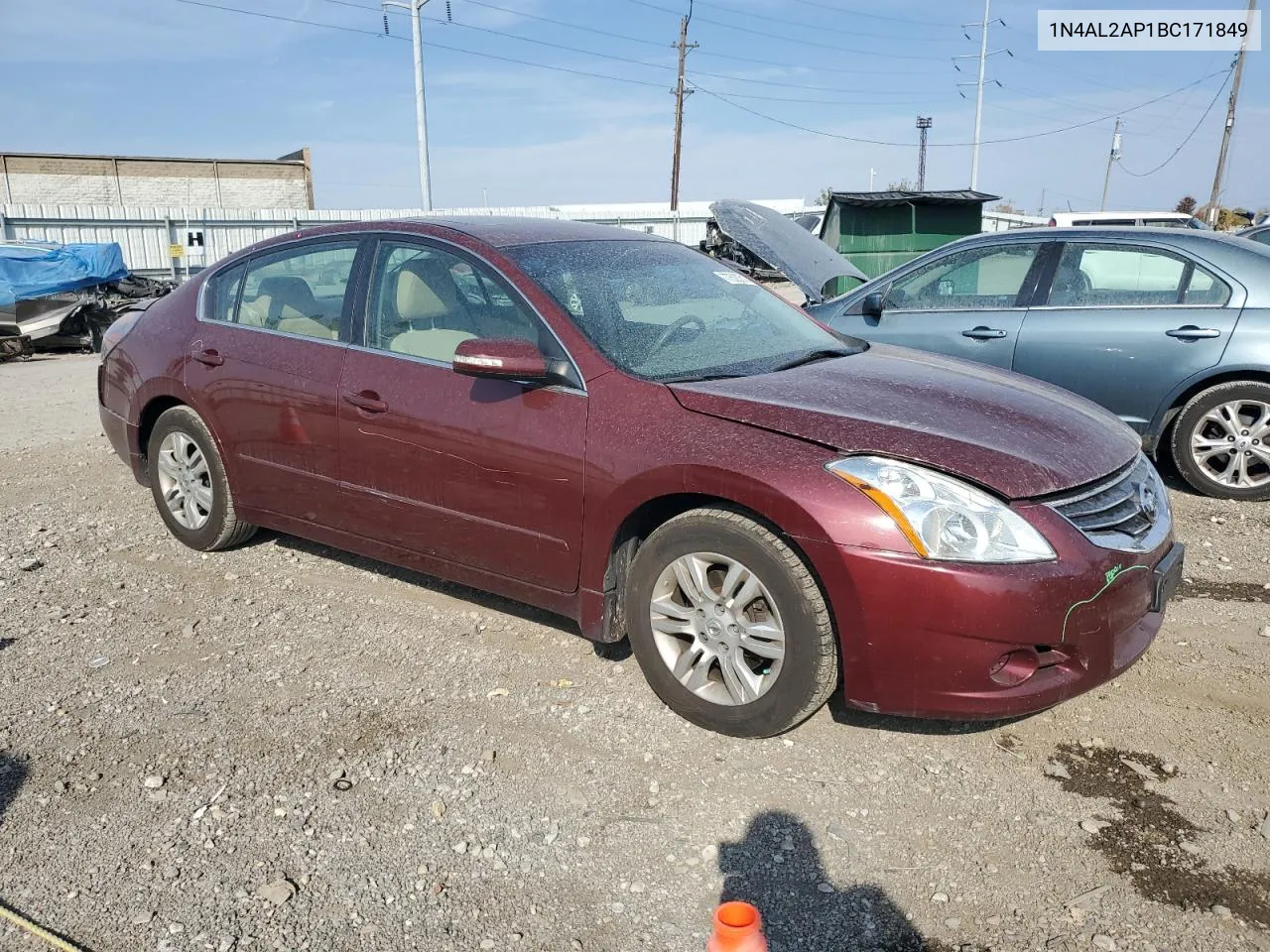 2011 Nissan Altima Base VIN: 1N4AL2AP1BC171849 Lot: 77520314