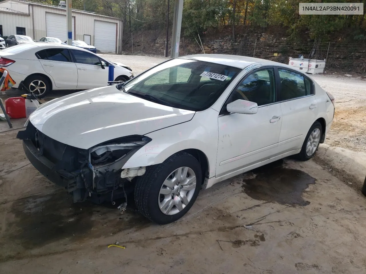 2011 Nissan Altima Base VIN: 1N4AL2AP3BN420091 Lot: 77621274