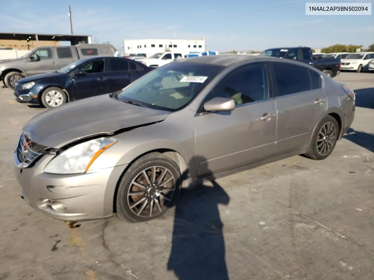 2011 Nissan Altima Base VIN: 1N4AL2AP3BN502094 Lot: 78000214