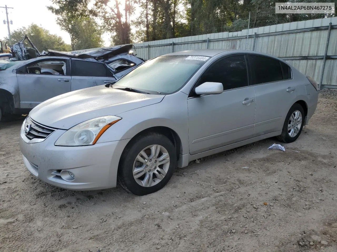 2011 Nissan Altima Base VIN: 1N4AL2AP6BN467275 Lot: 78378484