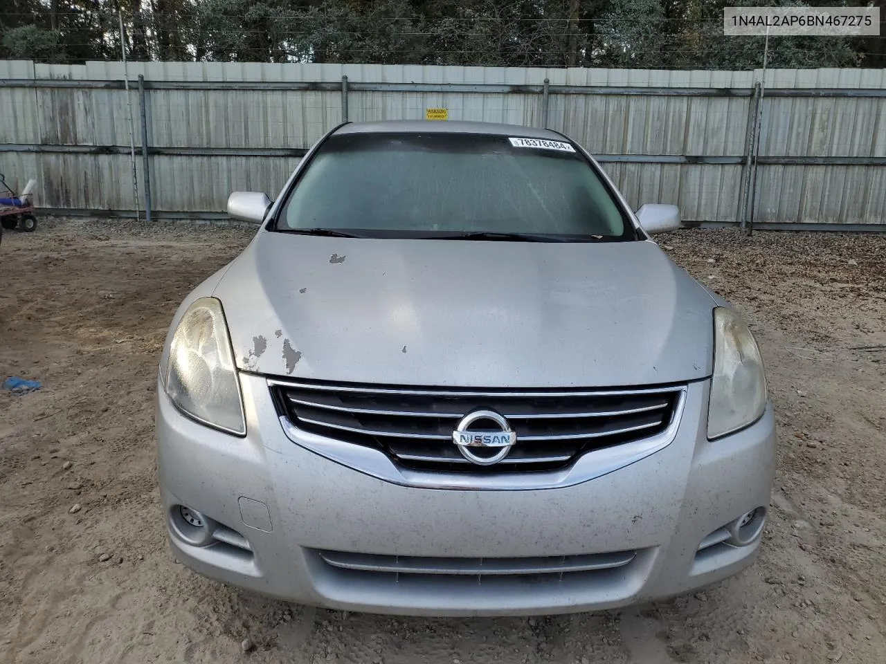 2011 Nissan Altima Base VIN: 1N4AL2AP6BN467275 Lot: 78378484