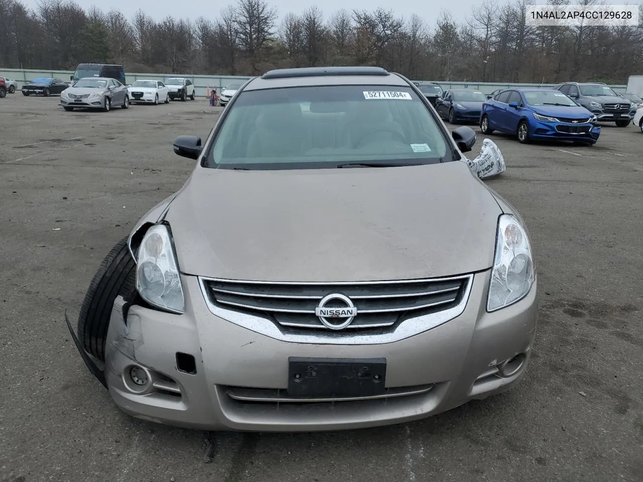 2012 Nissan Altima Base VIN: 1N4AL2AP4CC129628 Lot: 52711504